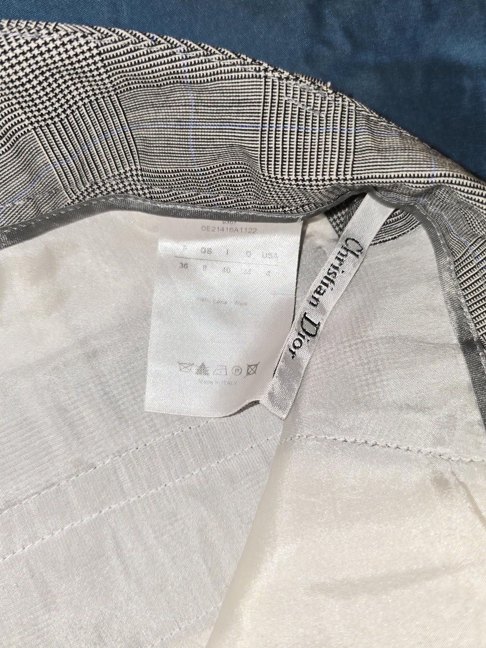 Dior Gray Wool Trousers